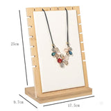 L-shaped Necklace Jewelry Display Rack Organizer Detachable Jewelry Packaging