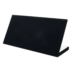 L-type Dust-proof Necklace Display Stand Flannel Collection Organizer for Dorm