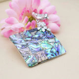Hot Colour Abalone Puzzle Seashells Crafts Plants Pendant