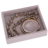 Drawer DIY Jewelry Storage Tray Ring Bracelet Organizer Earring Holder