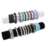 Velvet Jewelry Stand Rack Bracelet Watch Hair Display Holder Organizer