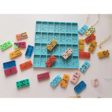 Dominoes Storage Box Resin Mold DIY Crafts Dot Dominoes Silicone Mould