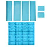 Dominoes Storage Box Resin Mold DIY Crafts Dot Dominoes Silicone Mould