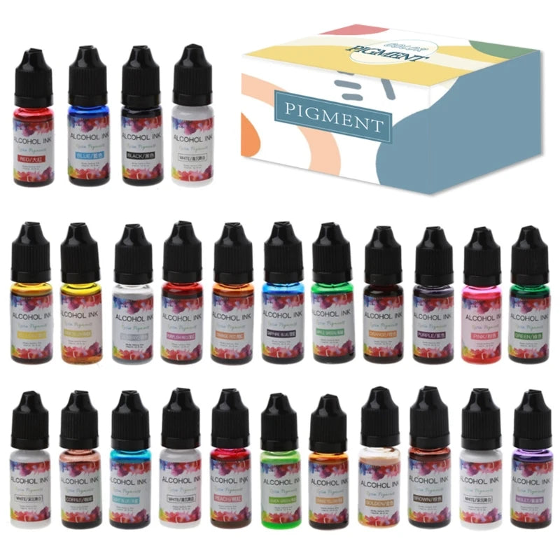 L5YA 26 Colors Alcohol Resin Pigment Kit