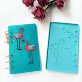 Crystal Epoxy Resin Mold Notebook Cover DIY Crafts Silicone Mould