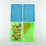 Crystal Epoxy Resin Mold Notebook Cover DIY Crafts Silicone Mould
