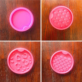 Fish Scale Pattern Resin Coaster Molds for Epoxy Crafting