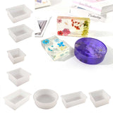 L5YA 8 Pcs Dried Flower Specimen Epoxy Resin Mold Silicone Mould DIY Crafts