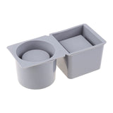 Square Round Concrete Flower Pot Tray Silicone Mould