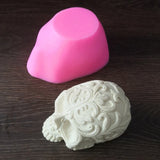 Skull Head Ashtray Resin Mold Flowerpot Silicone Mould