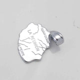 La Reunion Map Pendant & Necklace - Jewelry