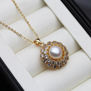 LACEY Natural Freshwater Pearl Necklace Pendant For Women