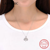 Sterling Silver Tree of Life Pendant Necklace for Women Girls