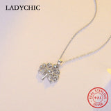 Sterling Silver Tree of Life Pendant Necklace for Women Girls