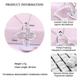 Hot Butterfly 925 Silver Pendant Zircon Women Charm Necklace