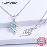 925 Silver Pendant & Zircon Necklace Women's Jewelry LNS1028