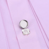 Brass Round Cuff Button Cover Cuff Links for Wedding Formal Shirt