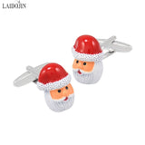 Santa Claus Cufflinks for Men Women