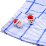 Santa Claus Cufflinks for Men Women