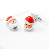 Santa Claus Cufflinks for Men Women