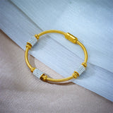 316L Stainless Steel Zircon Bangles Bracelet For Women Magnetic Chain