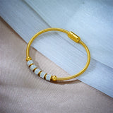 316L Stainless Steel Zirconia Bracelet Magnetic Suction Chain Jewelry
