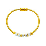 316L Stainless Steel Zirconia Bracelet Magnetic Suction Chain Jewelry