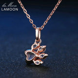 Women's Rose Gold Plated With Quartz Crystal Paw Jewelry Set