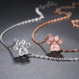 Clear Quartz Heart Charm Bracelet 925 Sterling Silver Fine Jewelry