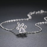Clear Quartz Heart Charm Bracelet 925 Sterling Silver Fine Jewelry