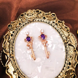Teardrop Amethyst Stud Earring 925 Silver 0.4ct