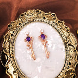 Teardrop Amethyst Stud Earring 925 Silver 0.4ct