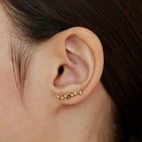 925 Silver Zircon Ear Cuffs for Women