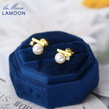 Freshwater Pearl 925 Silver Stud Earring For Women