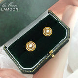 Freshwater Pearl Earring 925 Sterling Silver Stud Earrings For Women
