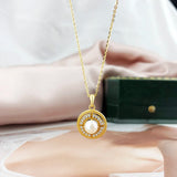 Freshwater Pearl Pendant Necklace 925 Sterling Silver Necklaces For Women