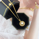 Freshwater Pearl Pendant Necklace 925 Sterling Silver Necklaces For Women