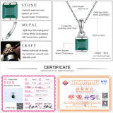 Green Chalcedony Pendant Necklace 925 Sterling Silver Jewelry