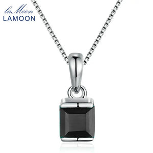 Green Chalcedony Pendant Necklace 925 Sterling Silver Jewelry