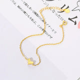 S925 Silver Bracelet With Sweet Heart Synthetic Corundum 14K Plated