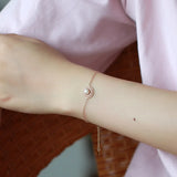 Vintage Freshwater Pearl Bracelet 14K Plated Jewelry for Women