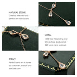 Sakura Silver Pendant Necklace 18K Plated
