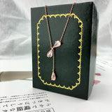 Sakura Silver Pendant Necklace 18K Plated