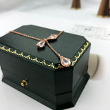 Sakura Silver Pendant Necklace 18K Plated