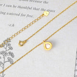 Pink Crystal Shell Pendant Necklace 925 Silver 14K Plated