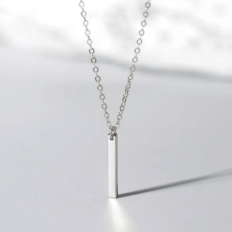 925 Sterling Silver Thin Link Chain Necklace NL043