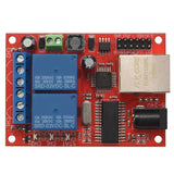 2-way Relay Board Delay Switch LAN Ethernet UDP Controller Module