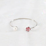 LANFLORA Classic Crystal Bracelet for Women Birthday Party Wedding Jewelry Set