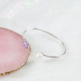 LANFLORA Classic Crystal Bracelet for Women Birthday Party Wedding Jewelry Set