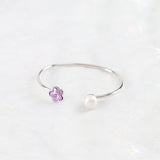 LANFLORA Classic Crystal Bracelet for Women Birthday Party Wedding Jewelry Set